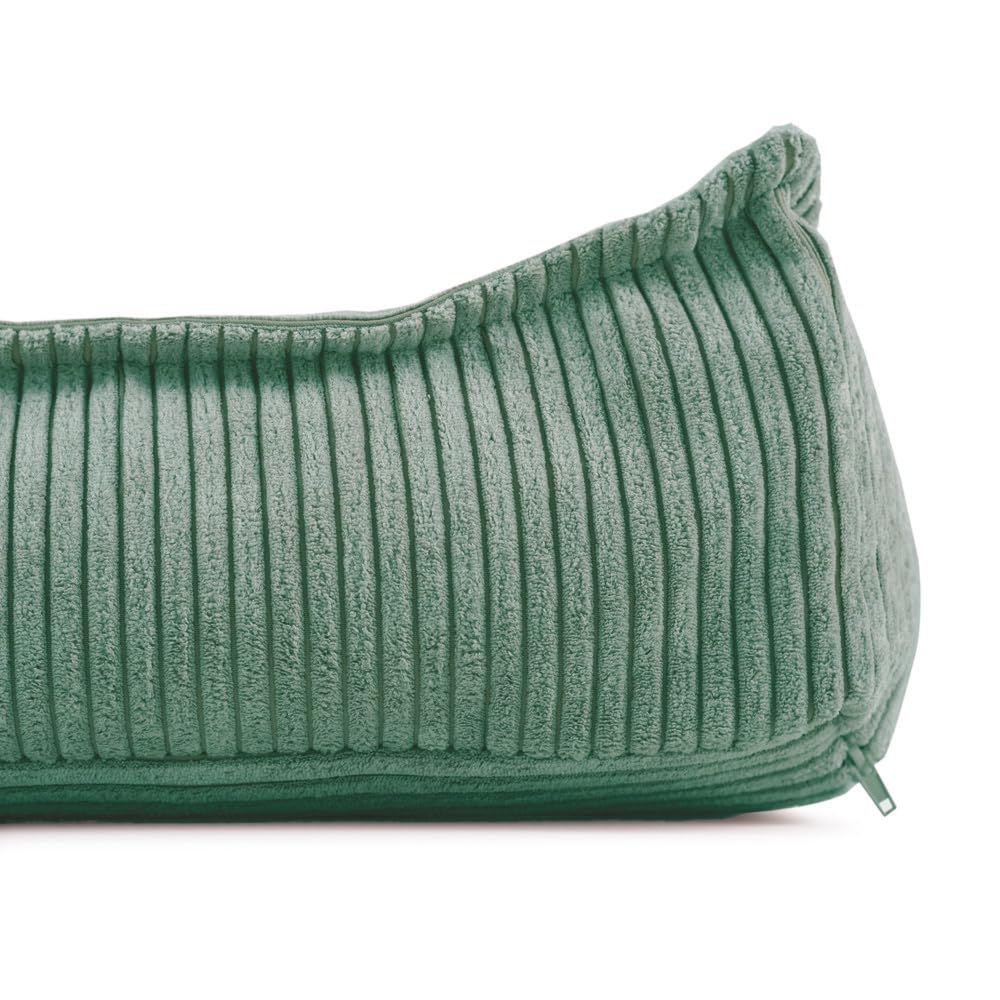 MISIOO Coussin d'assise pour Chambre d'enfant, Doux, 60 x 60 x 20 cm, Forme carrée, matériau Velours côtelé avec Rembourrage Moelleux, Coussin d'assise pour Les Enfants pour se détendre