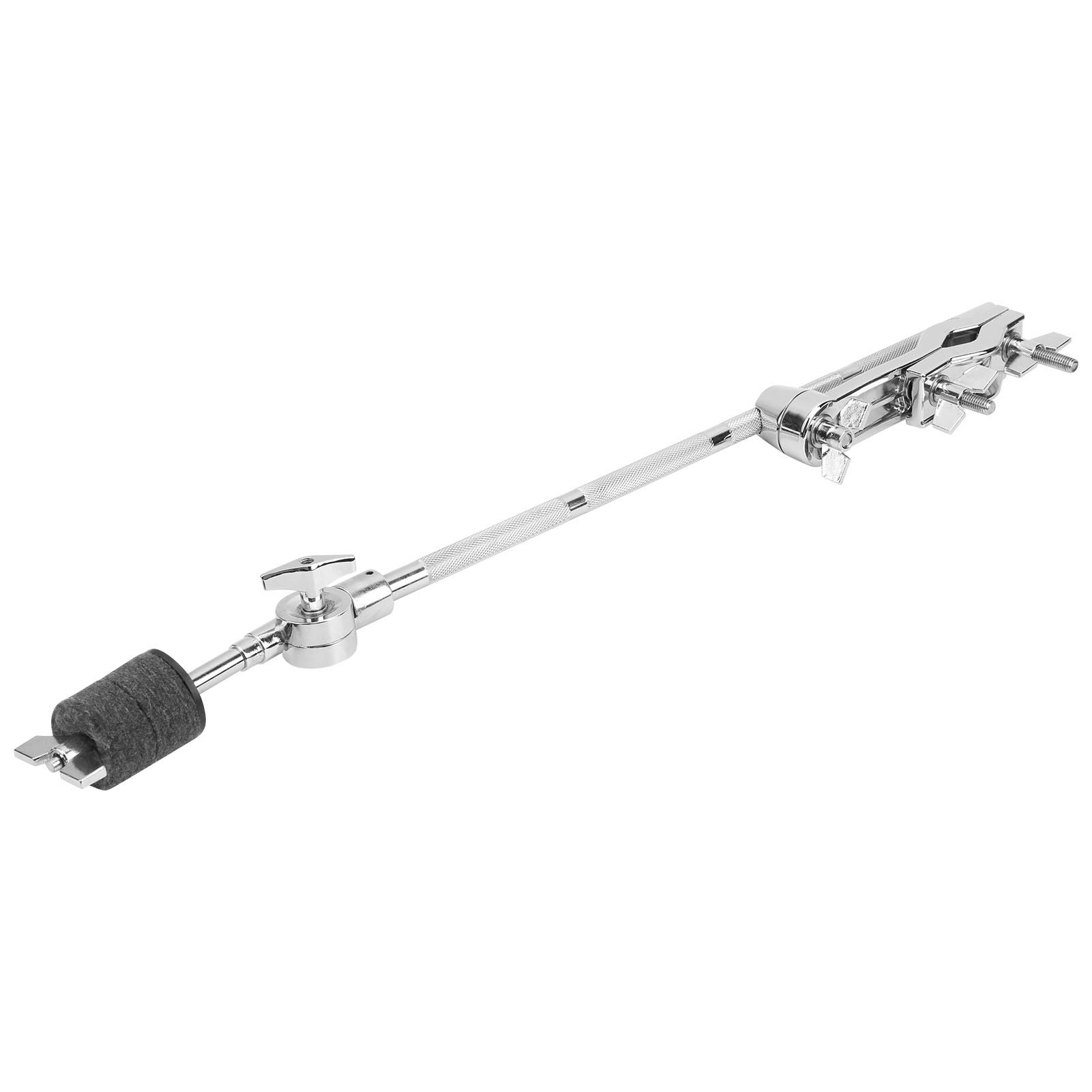 Kit de batería Abrazaderas de extensión Soporte de platillo de brazo de metal ajustable extraíble con almohadilla de fieltro Accesorios para batería accesorios de juego