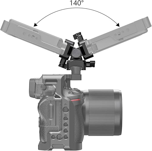 Miniatura 3 de SmallRig Soporte de monitor giratorio e inclinable con abrazadera NATO ambos lados BSE2385