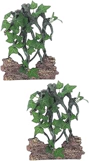 FRCOLOR 2 Peças De Resina De Simulação Para Terrário De Répteis Tronco De Aquário Tronco De Betta Tanque De Répteis De 40 Galões Tanque De Dragão Barbudo Tronco De Tanque De Peixes