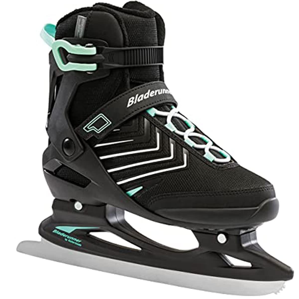 Rollerblade Bladerunner Ice Igniter XT Womens, Black and Winter Green, Ice Skates