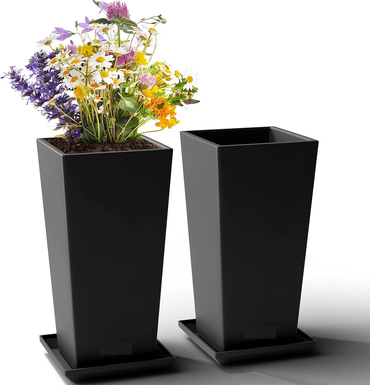 See full amazon price history chart for Lavish Craft Tall Metal Planters 22 inch Tall, Set of 2 Decorative Rectangular Display for Balcony Galvanized Iron Large Metal Pots for Outdoor and Indoors, with 14" Tray for Entry, Patio (Black) Lavish Craft Tall Metal Planters 22 inch Tall, Set of 2 Decorative Rectangular Display for Balcony Galvanized Iron Large Metal Pots for Outdoor and Indoors, with 14" Tray for Entry, Patio (Black) (B0C5B6YK8Q) Amazon Price History, Amazon Price Tracker