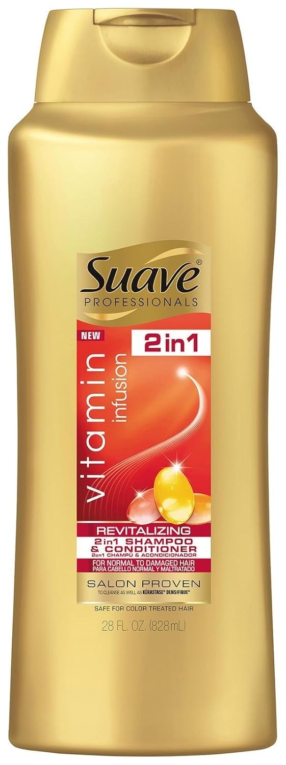 Suave Professionals 2 In 1 Shampoo and Conditioner Vitamin
