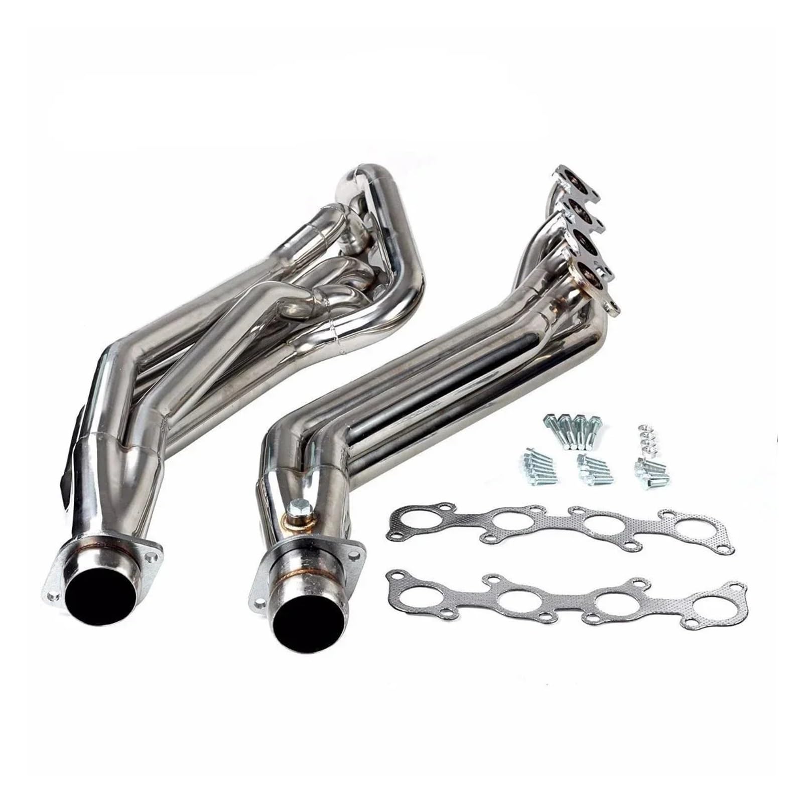 Xuanqingyi Store Kolektory wydechowe ze stali nierdzewnej 2011-2016 kompatybilne z Mustangiem GT 5.0L V8