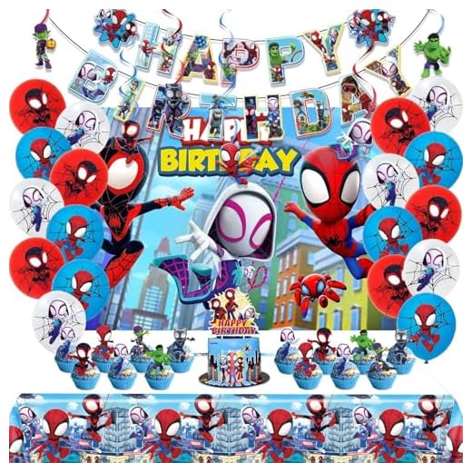 25+ Fun Ideas for an Unforgettable Backyard Birthday Party for Adults 6 Spidey and Friends Birthday Decorations, Party Supplies Set for Boys & Girls | Includes Banner, Balloons, Cake & Cupcake Toppers, Tablecloth, Hanging Swirls, Backdrop – Spidey Theme Party Decor Kit