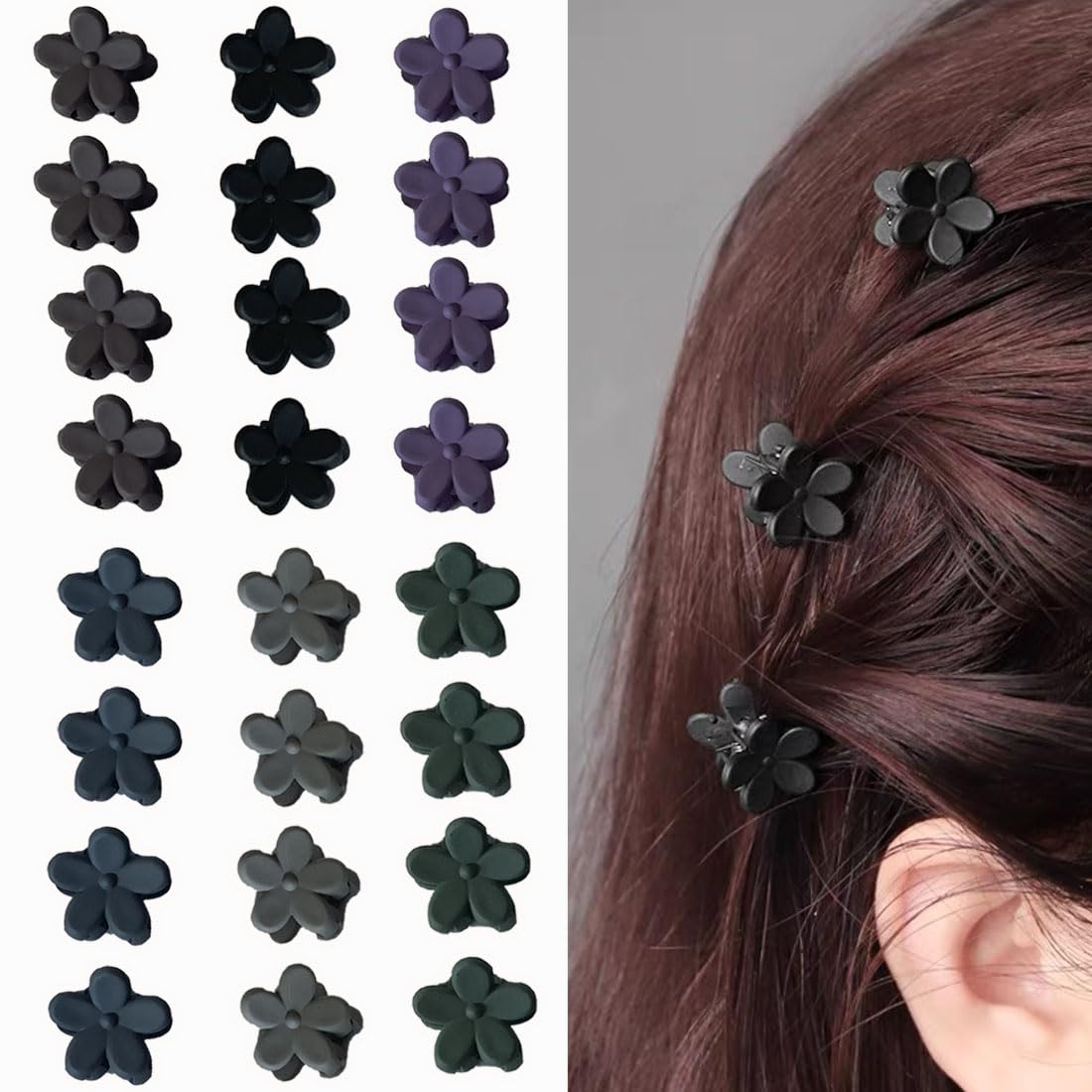 Ｎｏ．6 大人可愛い！ヘアクリップ Amazon.co.jp: Moeagel ミニ ヘアクリップ 6色24個入り 大人っぽい