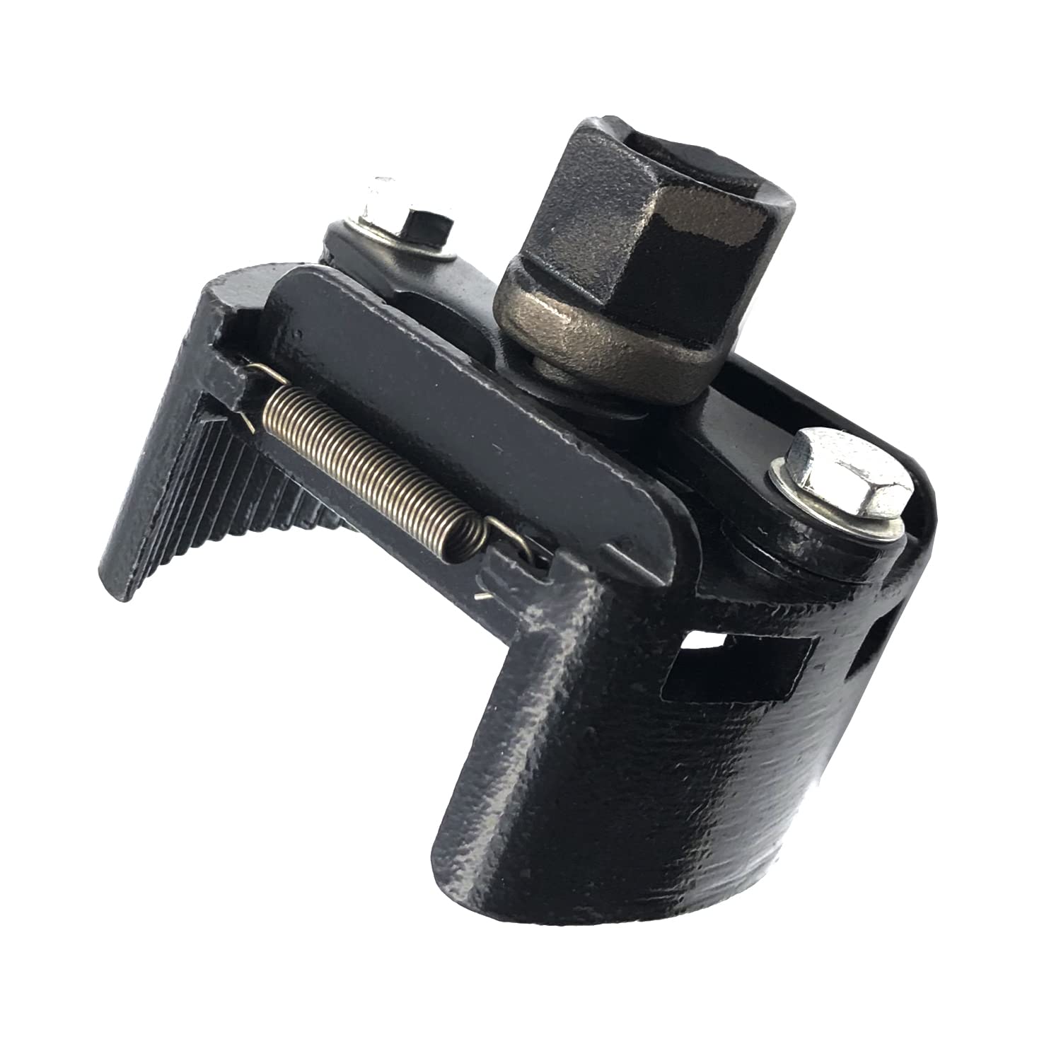 DEVMO Universal Oil Filter Wrench, Adjustable 2 Jaw Fuel Remover 60mm-80mm Removal Tool Cap