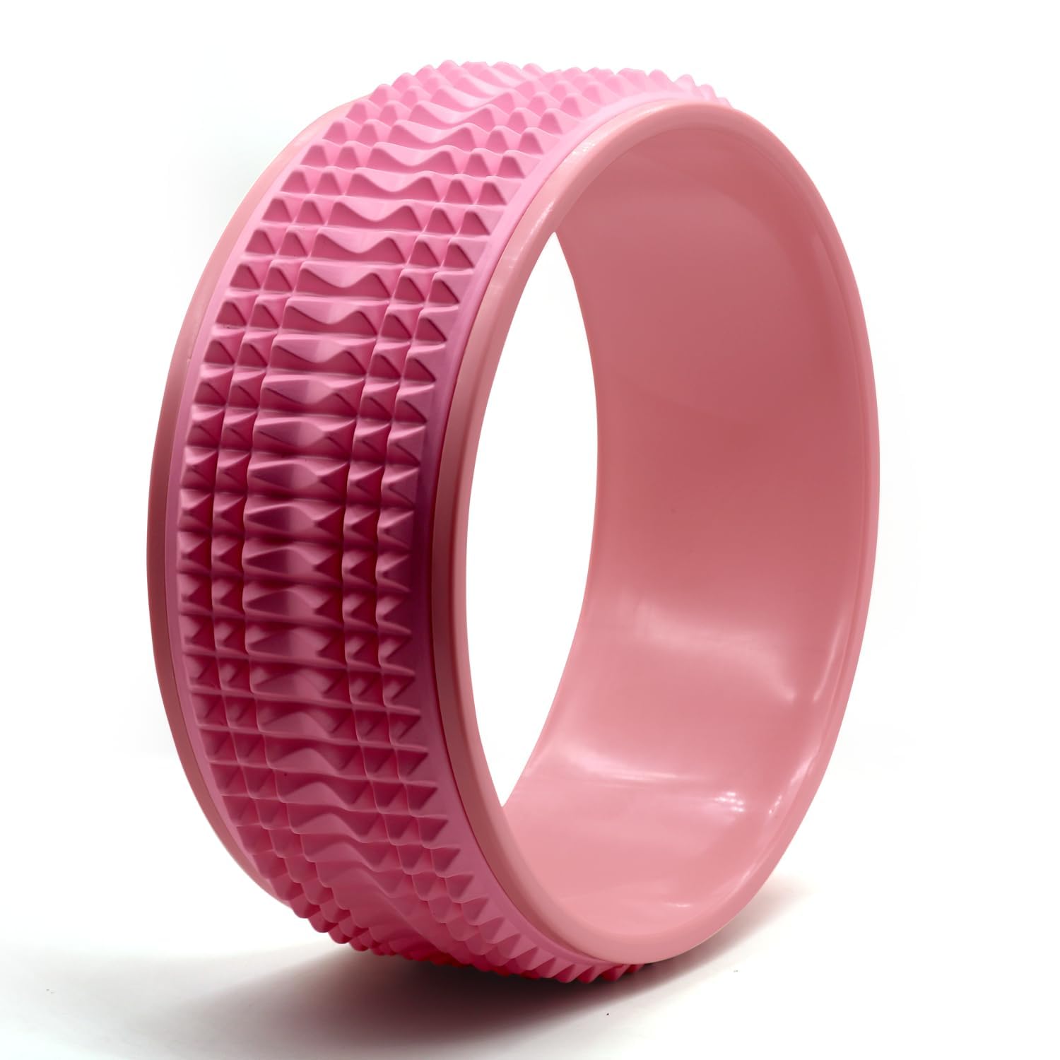 coziess yoga wheel for stretching yoga wheel for back bends, exercise, workout yoga accessories for women & men exercise roller yoga equipment for home workout, yoga chirp wheel -13 inch