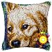 Hak zatrzaskowy kompletny zestaw poduszki majsterkowanie Handmade Haft Cross Stitch majsterkowanie Poduszka poduszka Sofa Poduszka Pokrywa Christmas Shaggy Decoration, Miss the Dog