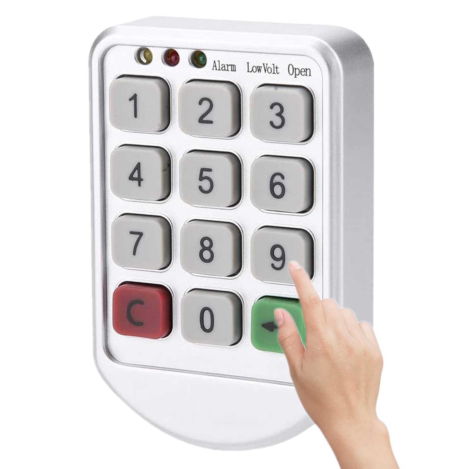 Dioche Electronic Cabinet Lock Kit Set, Keyless Digital Electronic Intelligent Password Keypad Number Cabinet Door Code Lock, Digital Cabinet Locker