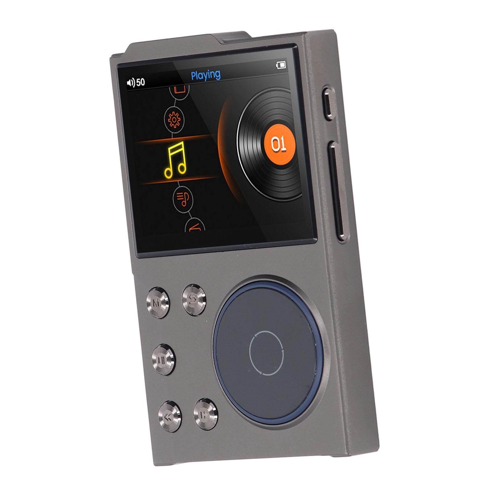 Lettore MP3 Portatile HiFi con Bluetooth 5.3 per Riproduzione Musicale Senza Perdite, Ideale per Audiofili e Appassionati di Musica - Materiale in Lega di Zinco