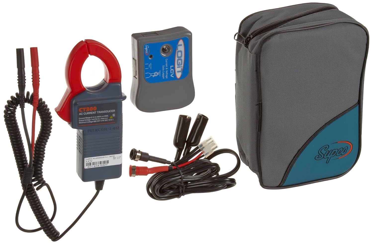 Supco LCV LOGiT Current and Voltage Data Logger, 3 Length x 2-1/2 Width x 1-3/32 Height-picture-12