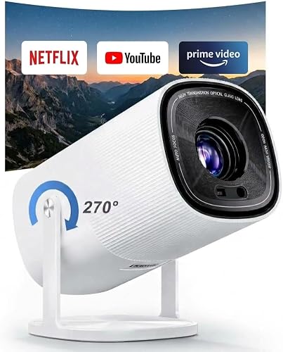 Boldever Mini Smart Projector with WiFi and Bluetooth