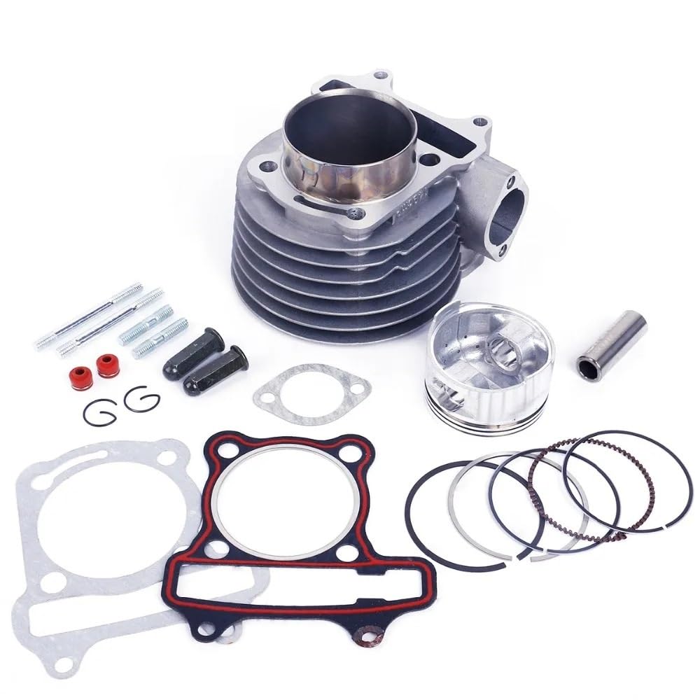 Kit cilindro motore scooter 58,5 mm Big Bore con pistone per ciclomotore