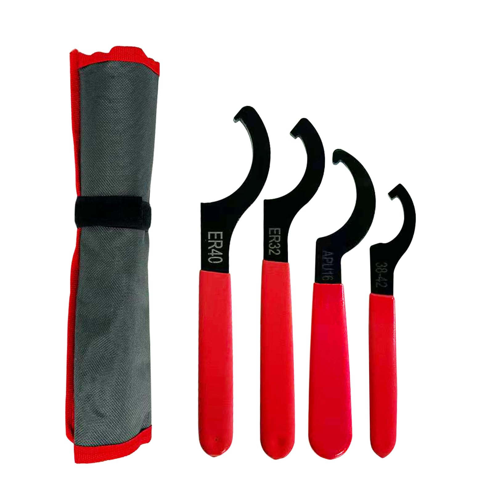 HCXUANWJTL Coilover Spanner Wrench Set,4 Pcs Universal Wrench Set | Shock Wrench Adjustab…