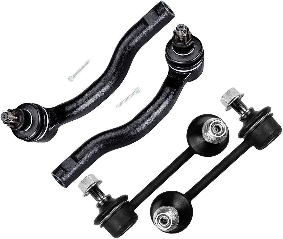 cciyu Front Outer Tie Rod End Link Sway Bar End Link Passenger Driver fit for 2007-2012 for Mazda CX-7-2 4pcs Suspension Kit
