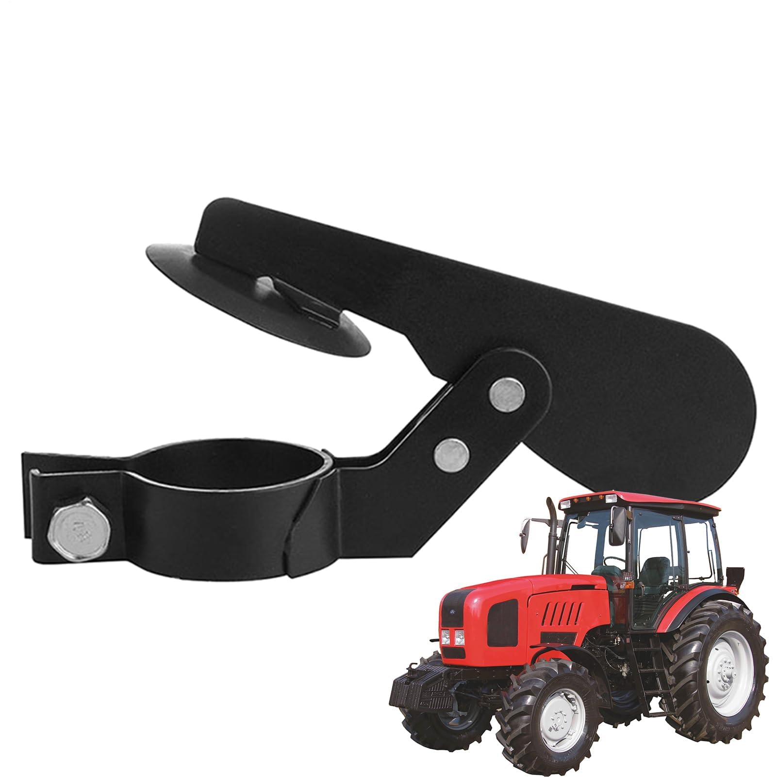 Muiltvoe Tractor Exhaust Weather Flap – FYM-60y Carbon Steel, Multipurpose Rain Flap, Wear-Resistant Cover | Perfect For Tractors Farming Equipment, Generator Shield, Exhaust Protection, Outdoor Use
