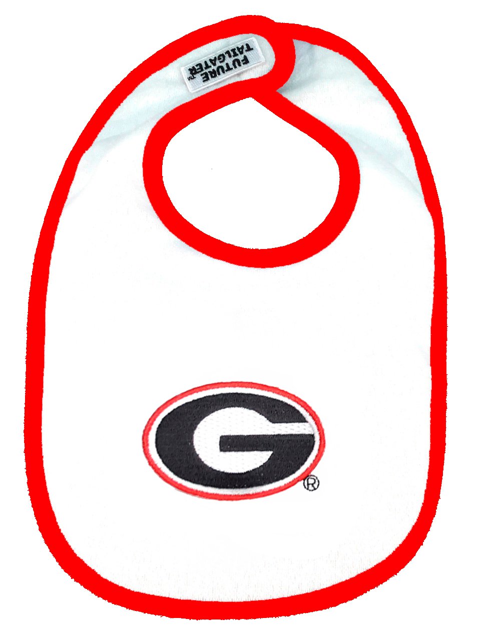 Future Tailgater Georgia Bulldogs Cotton Baby Bib