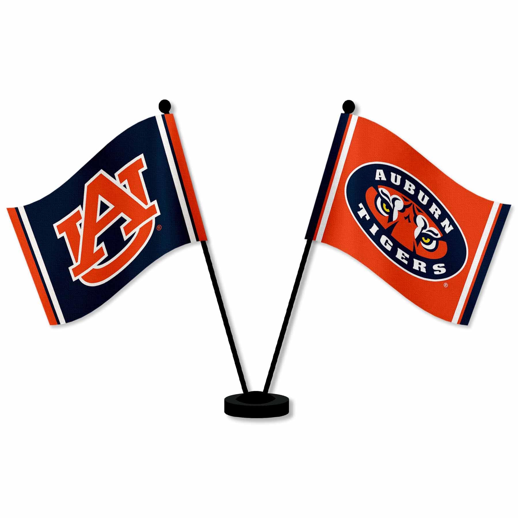 Drapeaux de bureau Auburn mini drapeau de table pour réception