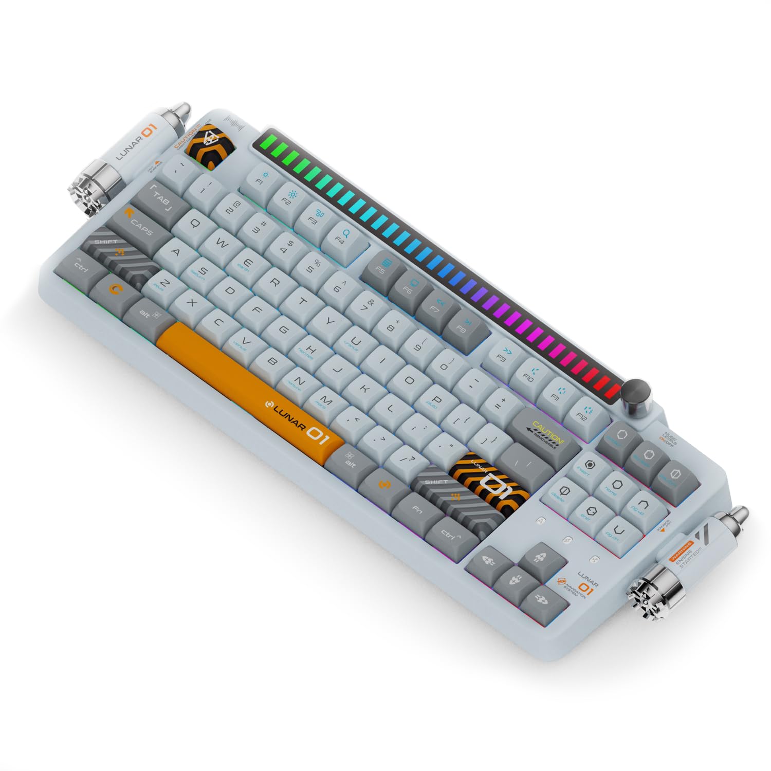 Amazon | KeysMe Lunar 01 ワイヤレス メカニカル キーボード 