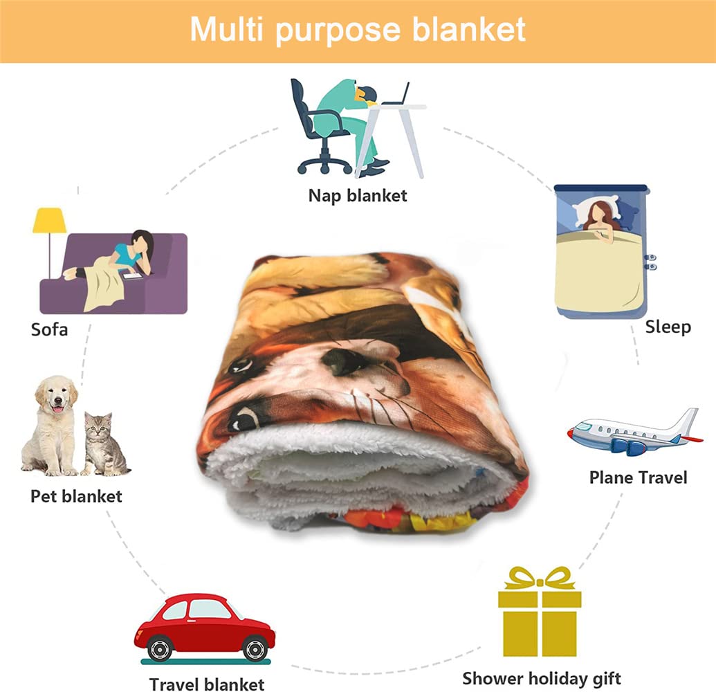 Couverture Microfibre Douce 150x130 Cm | Impression 3D Papillon | Plaid Canapé Lit Léger Et Chaud | Cadeau Idéal - 12