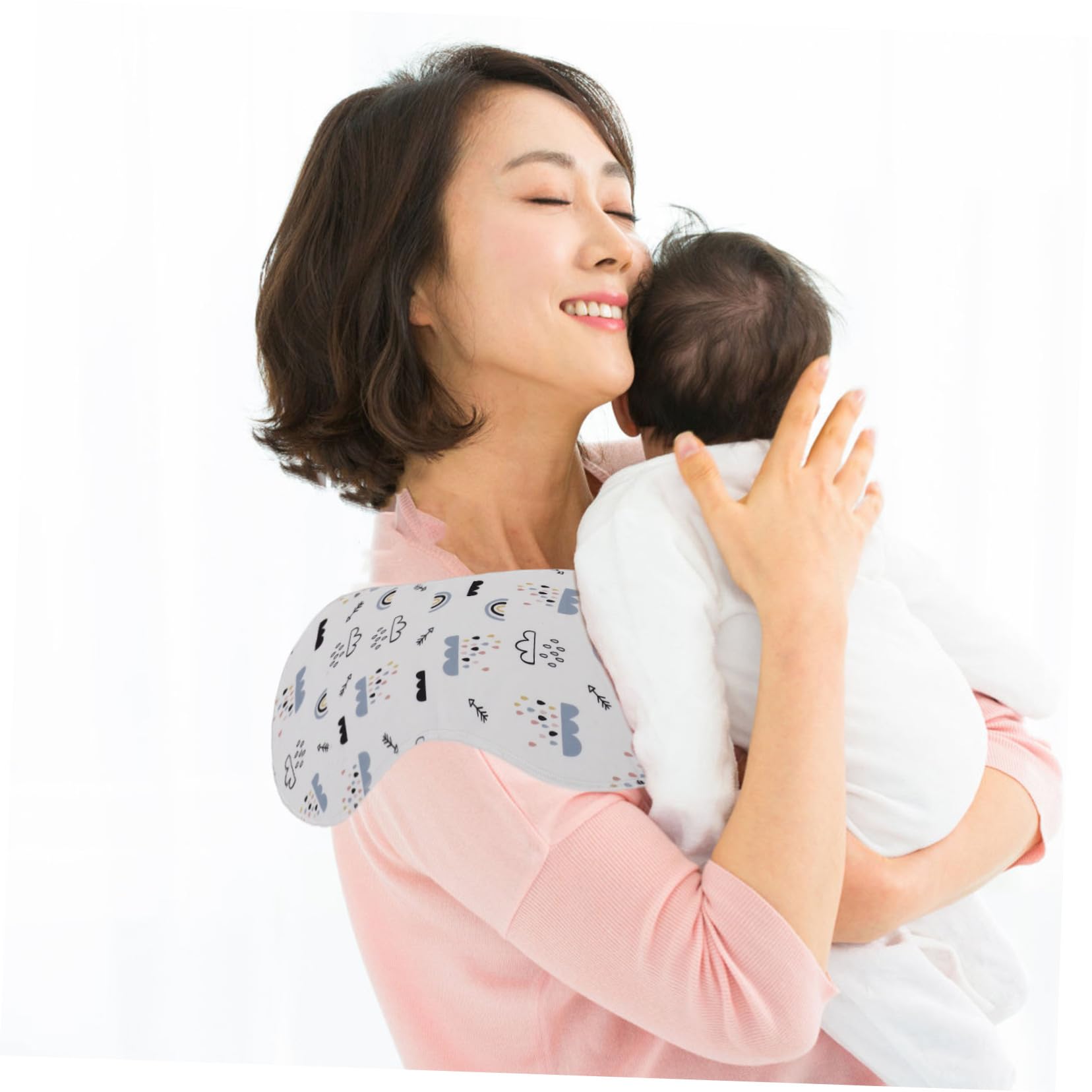 VICASKY 2 Set Di Coperte Per Il Ruttino Del Bambino Bavaglini in Mussola Asciugamano in Cotone Per Neonati Saliva Per Bambini Piccoli 5 Pezzi * 2