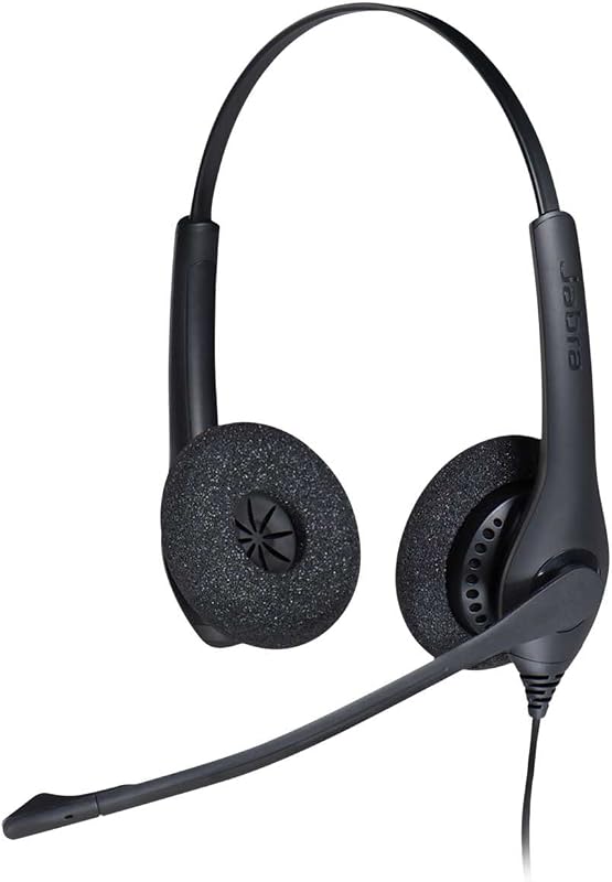 Jabra Biz 1500 USB Duo Auriculares profesionales con cable para centro de llamadas