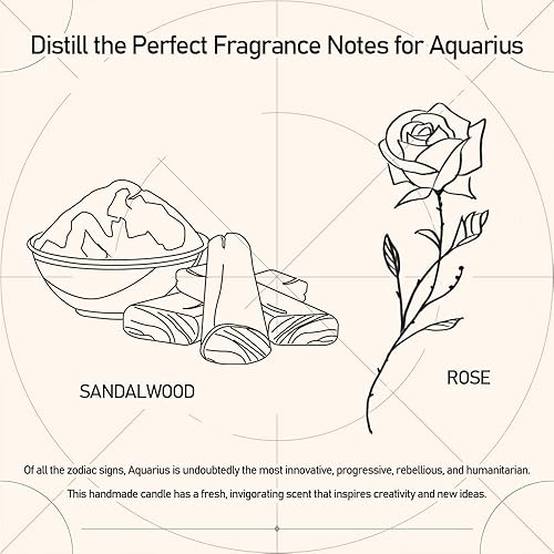 Miniatura 3 de Divertidos regalos de cumpleaños para mujeres y hombres, regalos únicos de vela de acuario para mujeres, sus mejores amigas, mamá, hermana, novia,