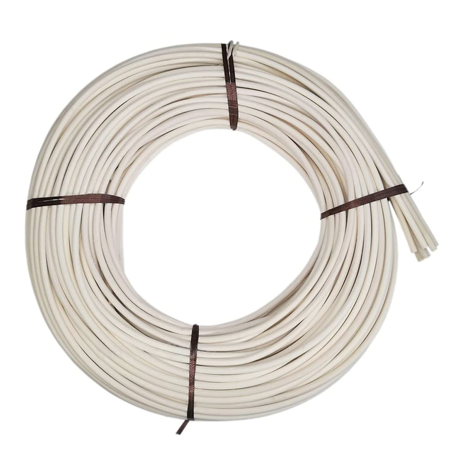 NURUGURE Plastic Rattan Wicker, PE Rattan Wicker Repair Material 8mm Weaving Strip for DIY Chair Furniture Basket