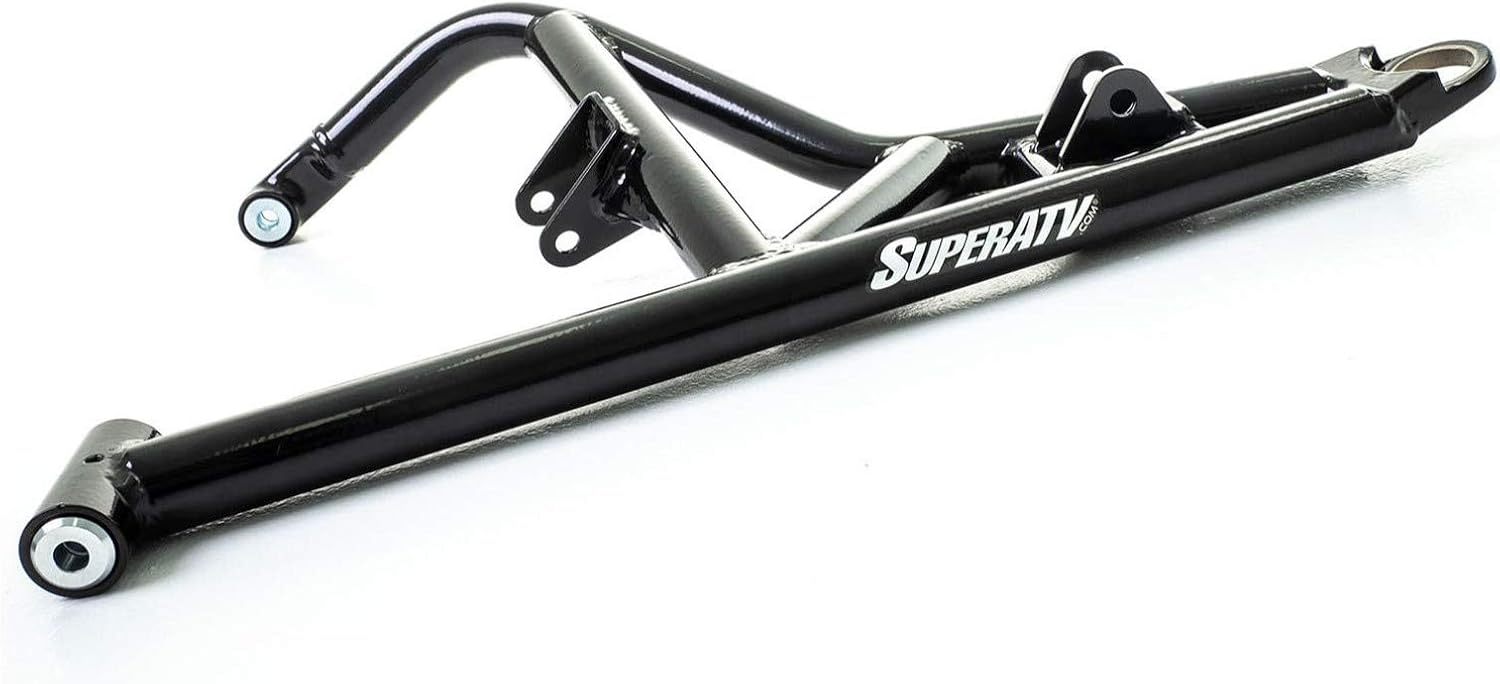 SuperATV High Clearance Upper & Lower A Arms Compatible With Polaris RZR XP 1000 & Turbo Models (See Fitment) - Black