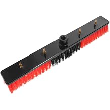Solar Panel Cleaning Brush Head Replacement for Water-fed Pole with 3/4" Thread, Gentle on Panels and Minimizes Water Usage, Sturdy Plastic and Steel Construction for Outdoor
