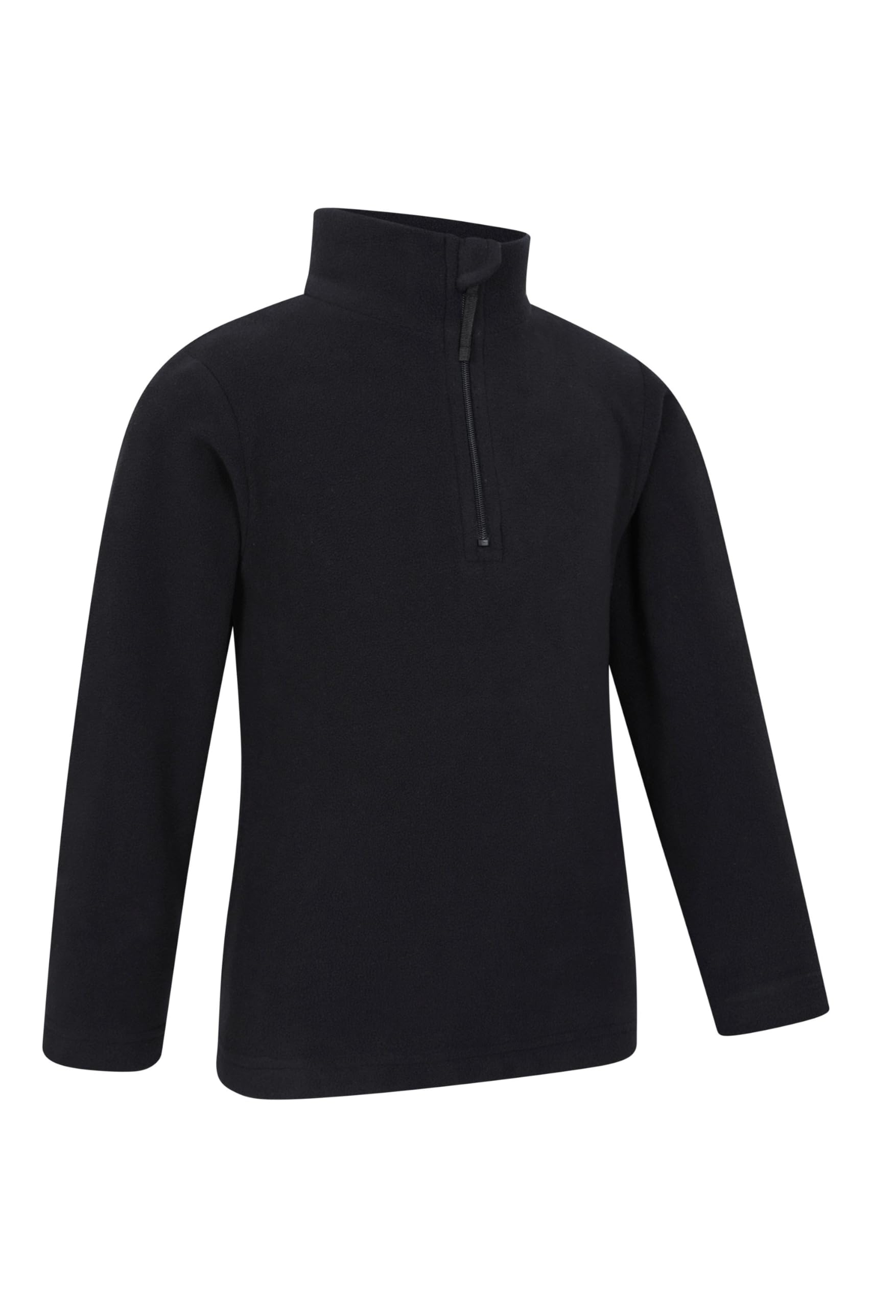 Mountain Warehouse Camber Kids Coral Fleece Top - Lightweight, Quick Drying, Breathable Sweatshirt for Outdoor Activities - Unisex, Suitable for Winter Layering — view 2