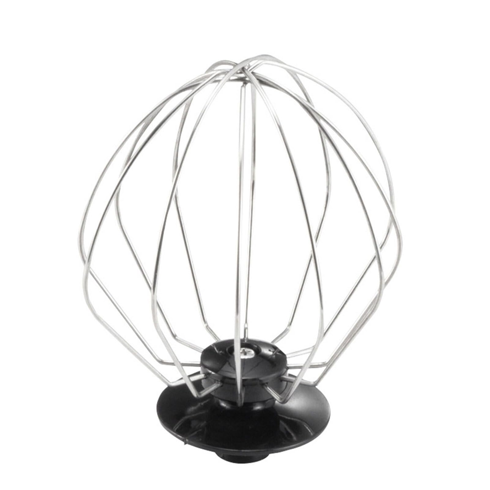 QOKLIYUI Accesorio mezclador de látigo de alambre de globo de acero inoxidable, batidor mezclador de acero inoxidable práctico y duradero, fácil de limpiar