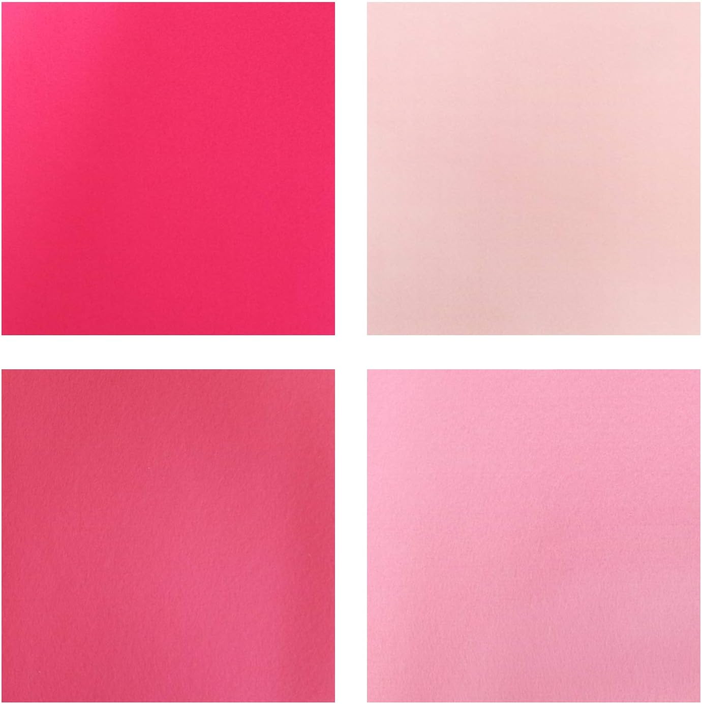 Kiyohara KT1002PS K Felt Seal Type Sticker Processing Pink Color Set of 4 Approx. Width 7.1 x Height 7.1 inches (180 mm) x Height 7.1 inches (180 mm)
