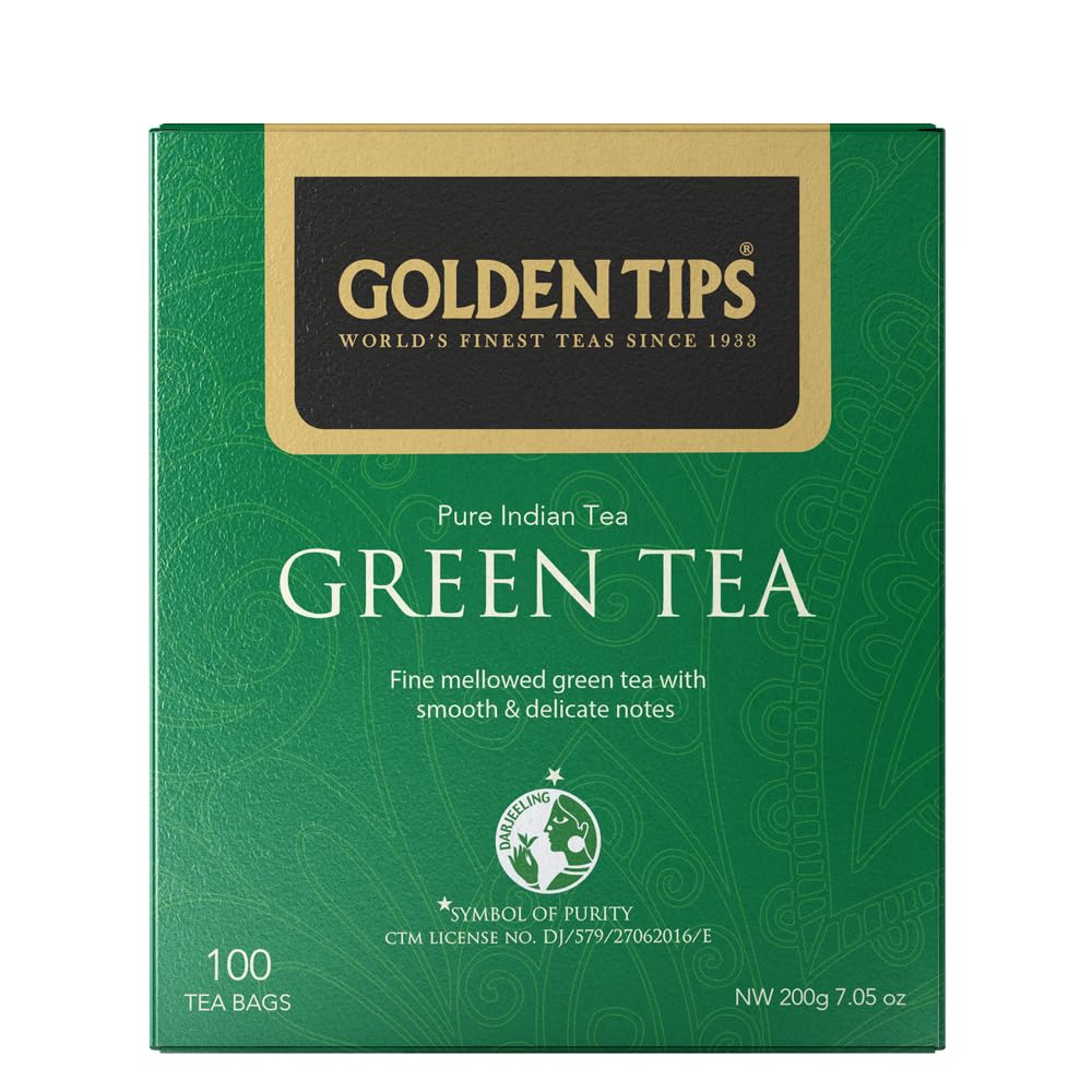 See full amazon price history chart for Golden Tips Healthy/Natural and Organic Darjeeling Green Tea Bags (100 Bags, 200 Gram) Golden Tips Healthy/Natural and Organic Darjeeling Green Tea Bags (100 Bags, 200 Gram) (B074N2YRCR) Amazon Price History, Amazon Price Tracker
