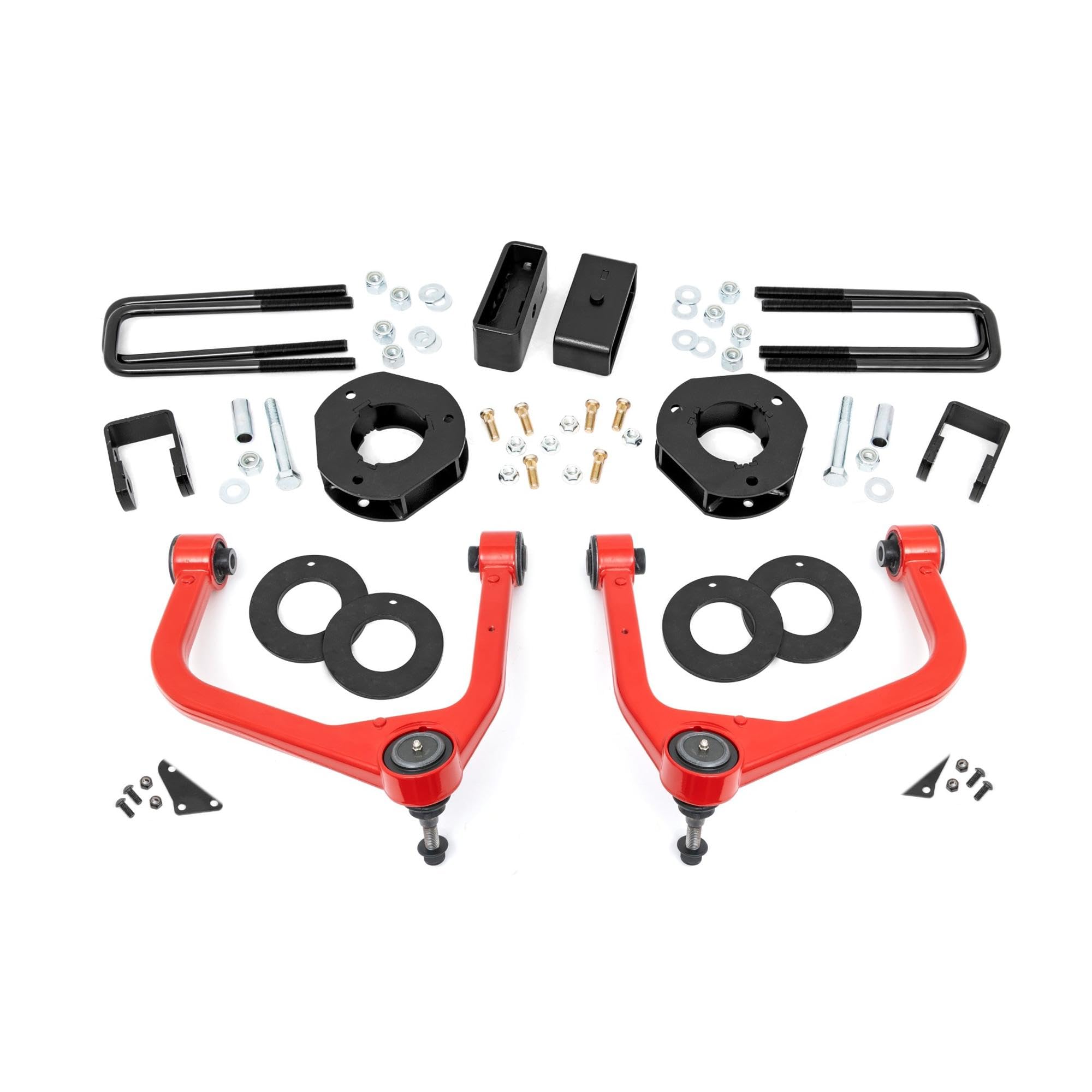Rough Country 3.5" Lift Kit for 19-24 Chevy/GMC 1500 w/Adaptive Ride - 29601RED-image-44