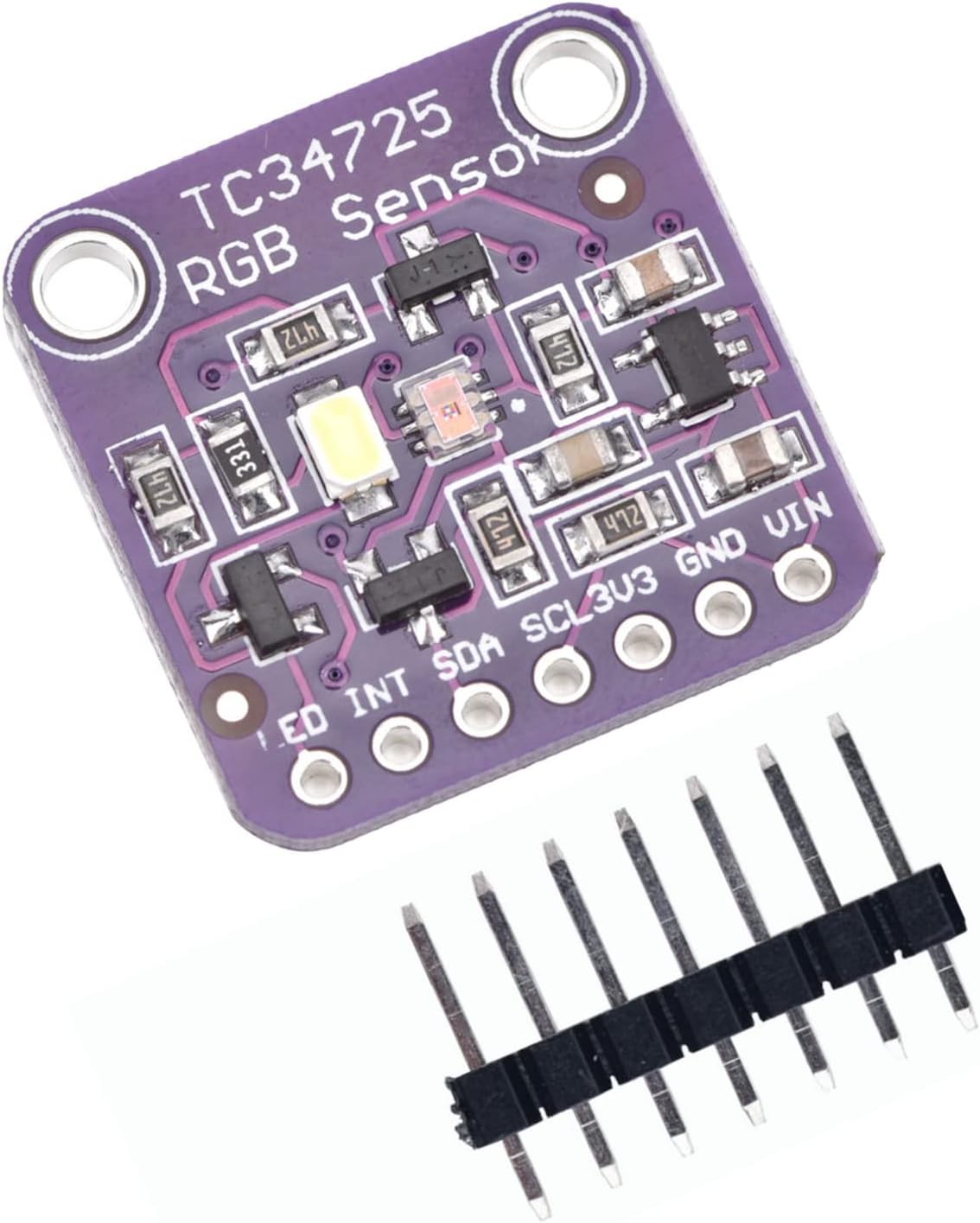Amazon.com: Walfront Color Sensor CJMCU34725 TCS34725 RGB Light Color ...