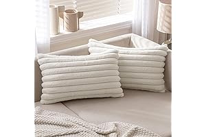 MIULEE Rectangle Pillow Covers: Soft and Luxurious Comfort