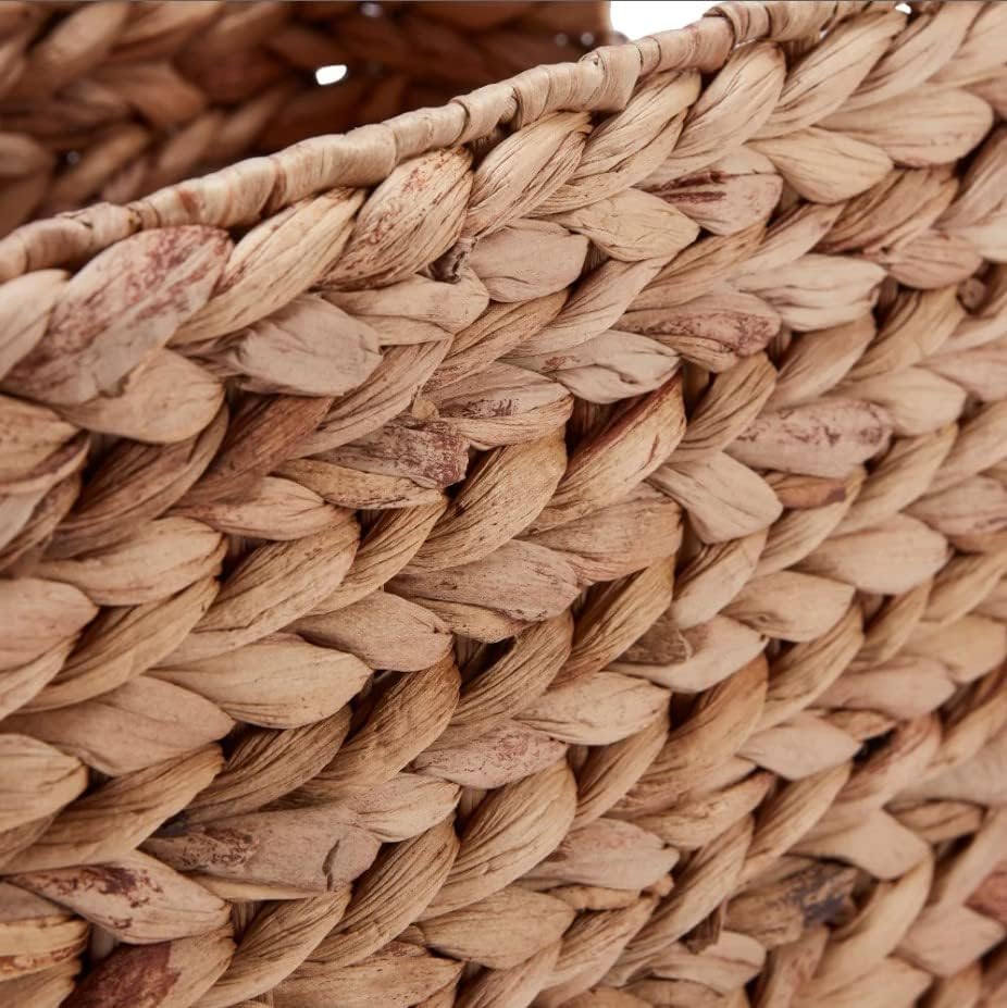 Set of 3 Small Milton Natural Rattan Storage Baskets / Ideal Gift Baskets