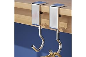 Table Hooks: Space-Saving Desk Mount Bag Hangers for Clutter-Free Workspaces