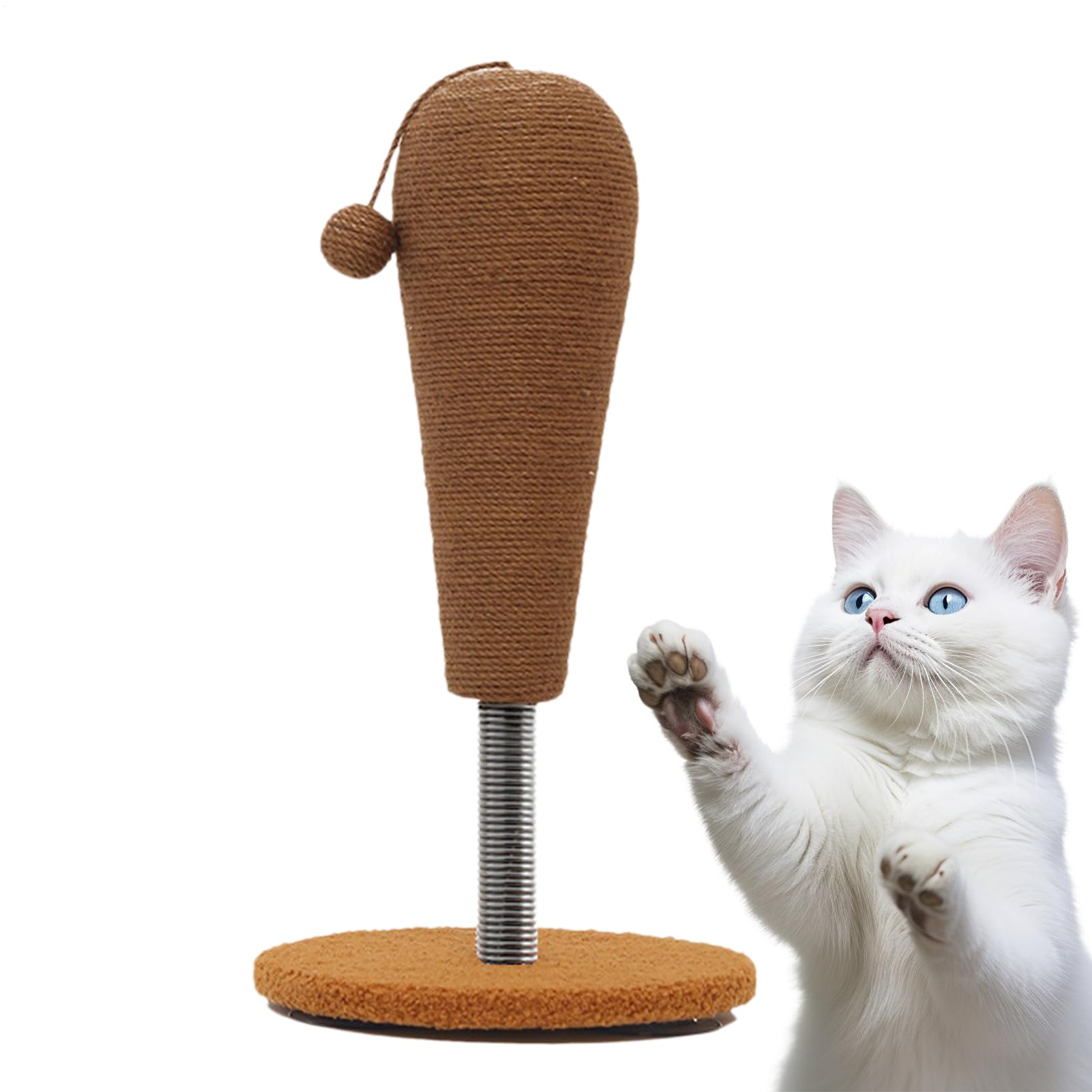 Jouet balle à griffes pour chat : finis les canapés griffés au salon !