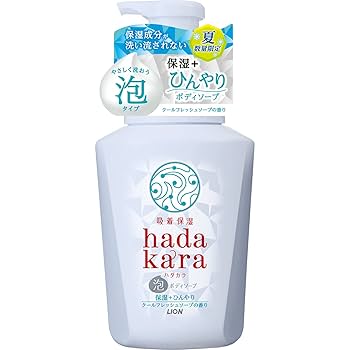 hadakara 泡ボディソープ ひんやりタイプ　つめかえ用 Amazon | ハダカラ 泡ボディソープ ひんやり クールアクアミント