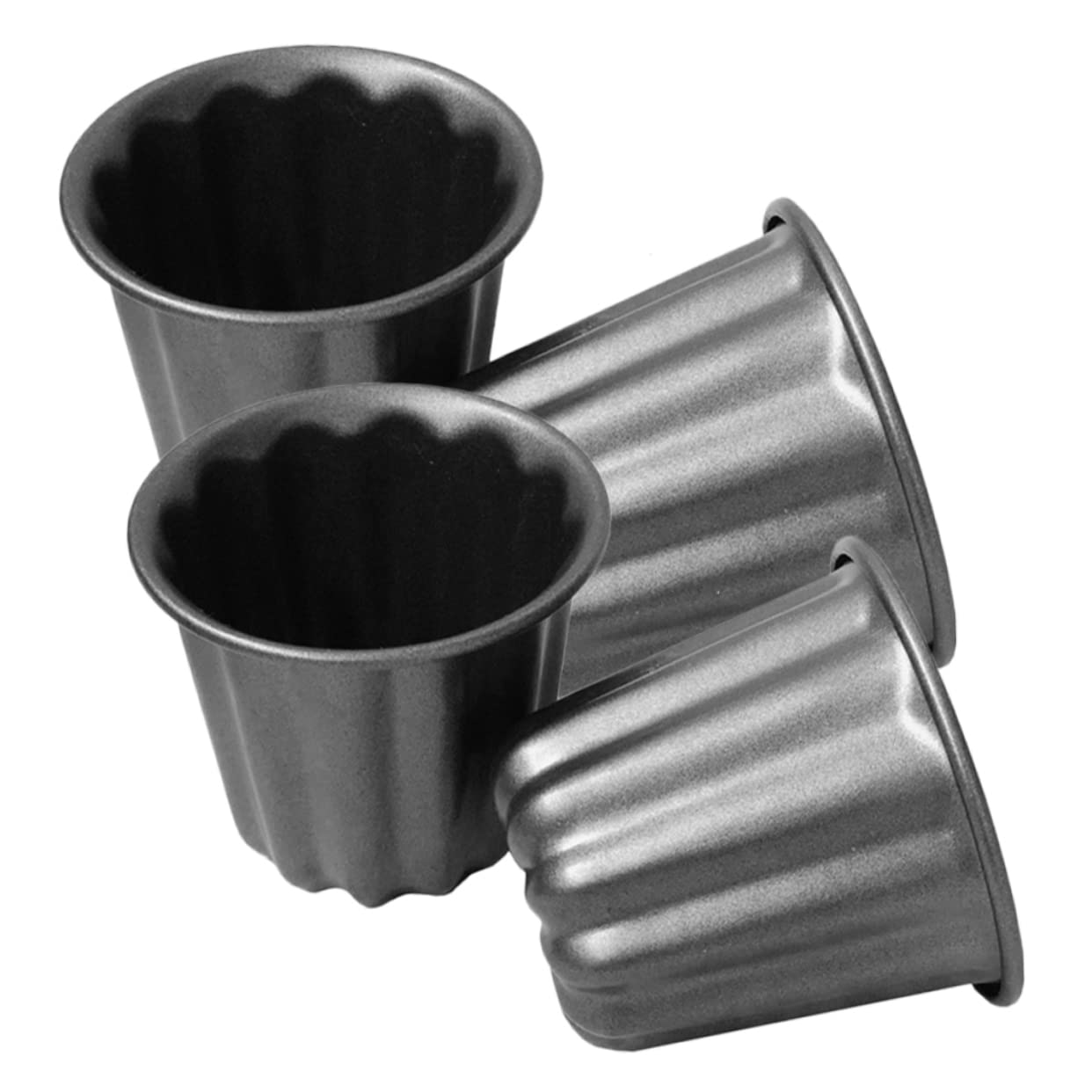 LABRIMP 8pièces Moules à Muffins Antiadhésifs Pour Gâteaux Puddings Et Desserts Ustensiles De Pour Maison Restaurant Et Pâtisserie