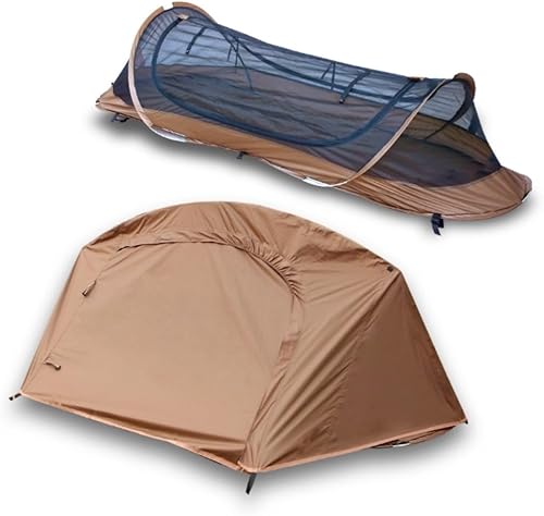 Tienda de campaña ultraligera impermeable para mochileros Tienda independiente para 1 persona para campamentoniñosenderismo Instalación rápida,