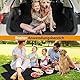 Angooni Auto Hundedecke Rücksitz - Hundedecke Auto Rückbank mit Isofix für Kindersitz (135×120cm) - Wasserdicht, Rutsch, Kratzfeste Hundeschutz Auto Rückbank - Rückbank Hundeschutz Universelle