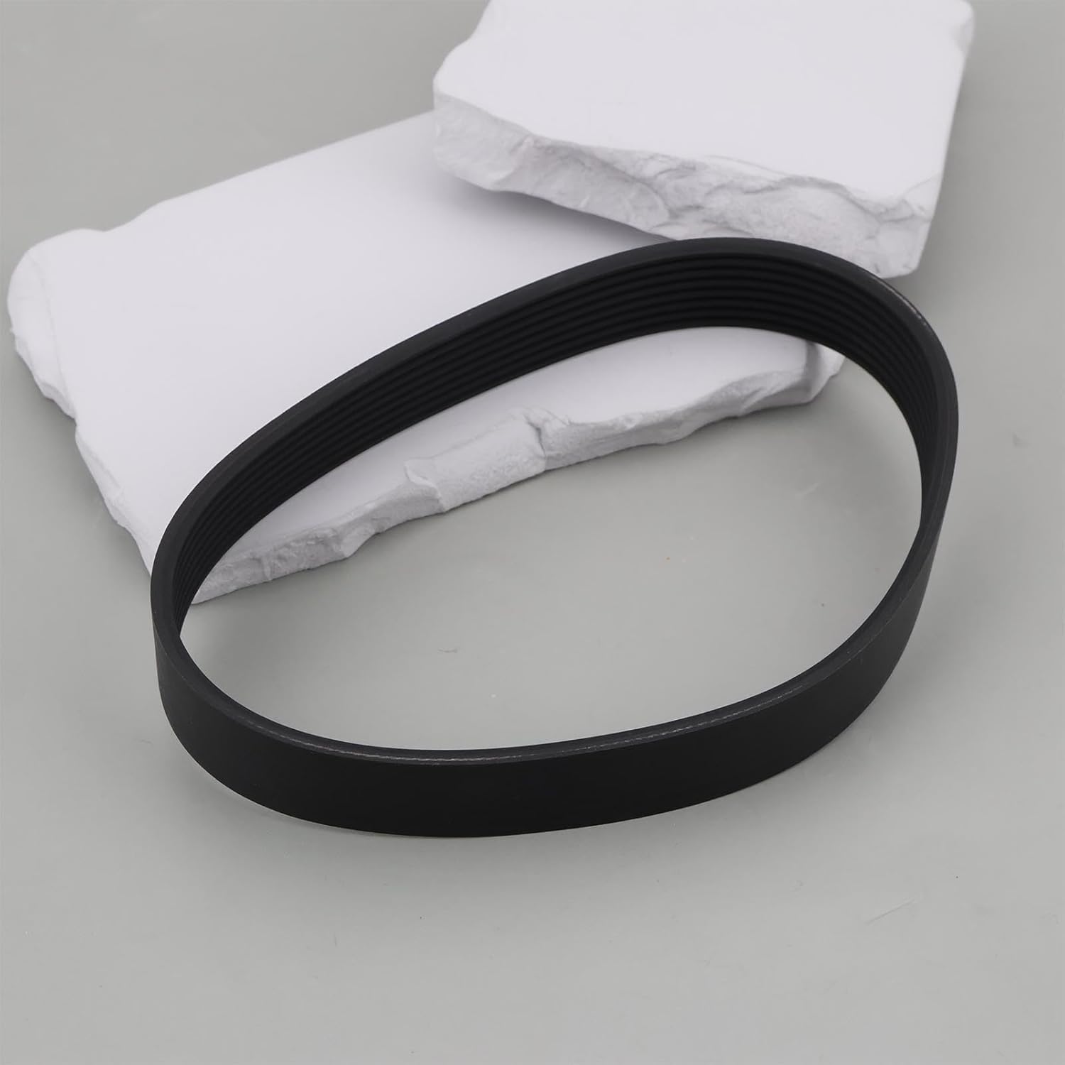 1x 8PJ377 Drive Belt PJ Type Drive Belt for Air Compressor Pump Black