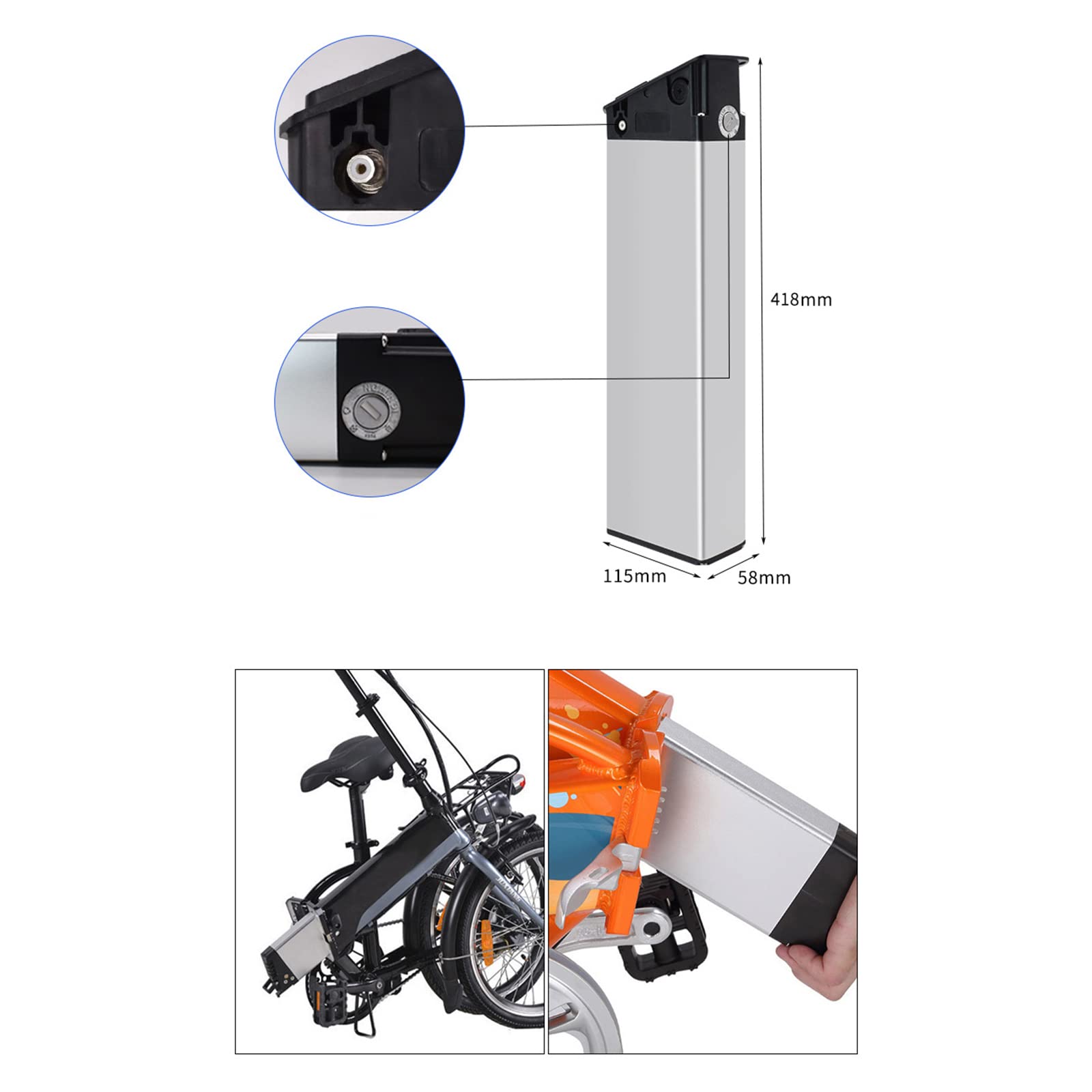 Amazon.co.jp: TGHY 電動自転車バッテリー 48V13Ah 48V15Ah 52V13Ah  