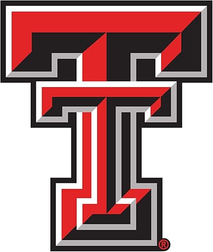 Fan Creations NCAA Texas Tech Red Raiders Unisex Texas Tech University Logo del equipo de 8 pulgadas, color del equipo, 8 pulgadas