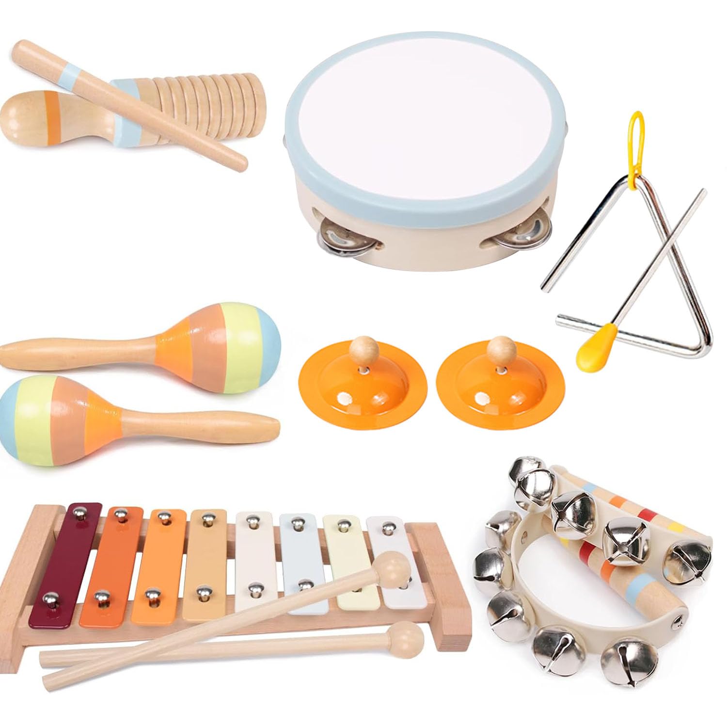 Snapklik.com : Toddlers Musical Instruments-Montessori Wooden Baby ...