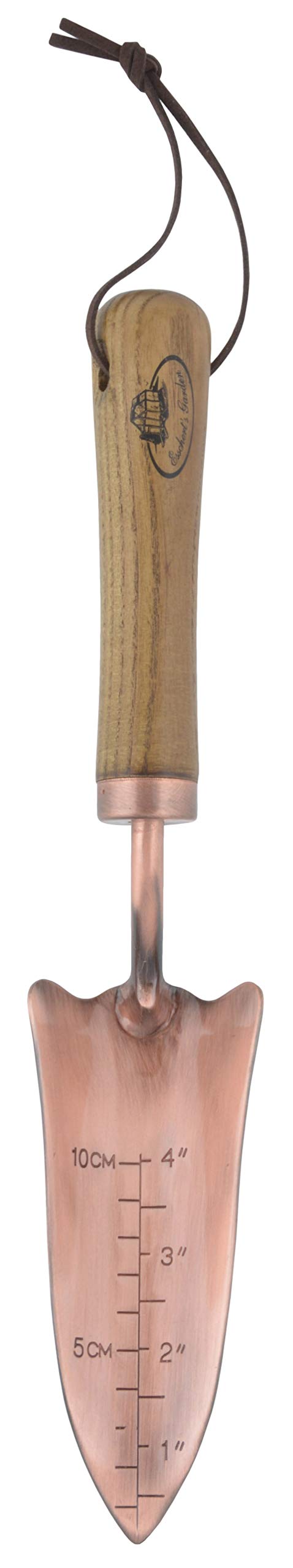 FALTraditional Garden Steel Copper Plated Hand Trowel Wooden Handle